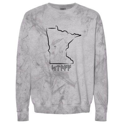 Luther Crest - Color Blast Crewneck Sweatshirt  Thumbnail